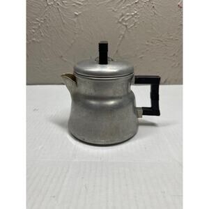 Vintage WEAR-EVER No. 3002 Aluminum 1-2 Cup Stove Top Percolator Complete USA